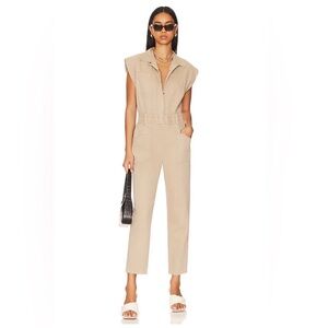 XS tan Pistola Straightleg Jumpsuit
